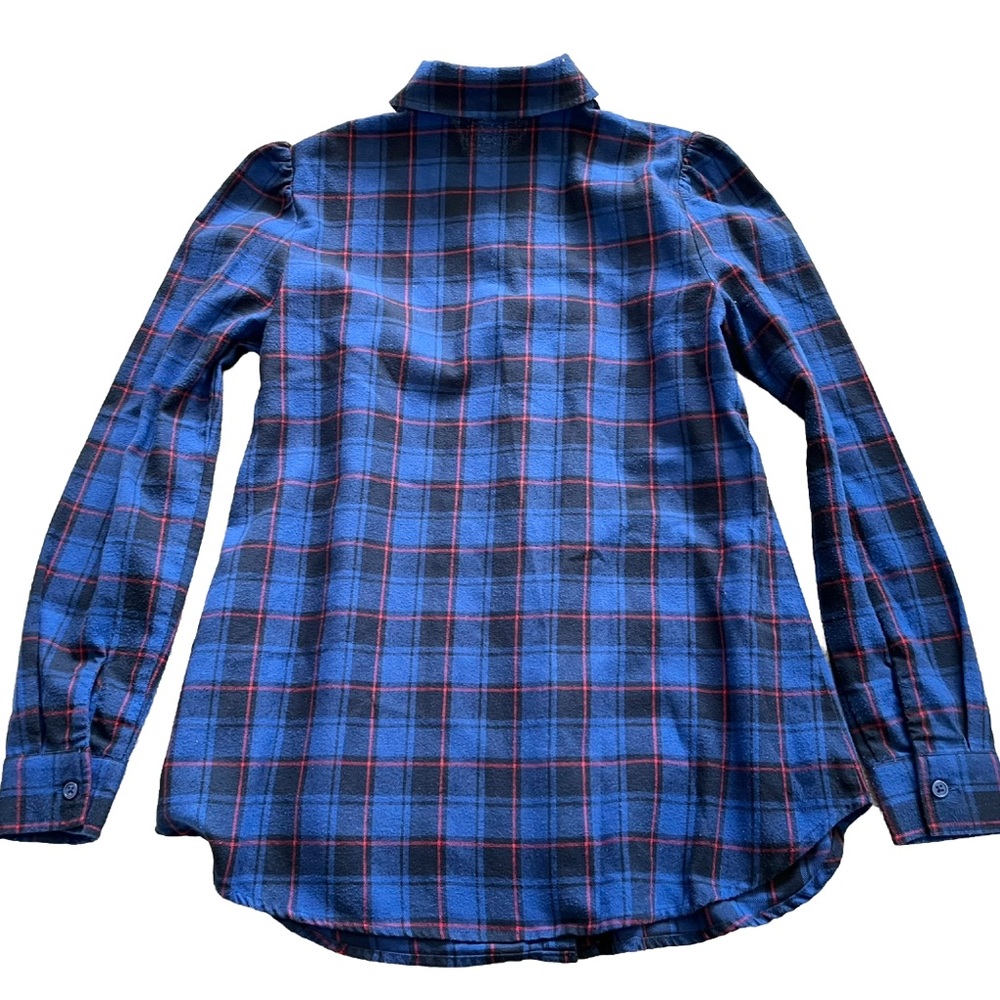TUCKERNUCK PLAID BUTTON UP TOP SIZE XS CLASSIC MODERN CHIC STYLISH CHIC - Picture 2 of 9